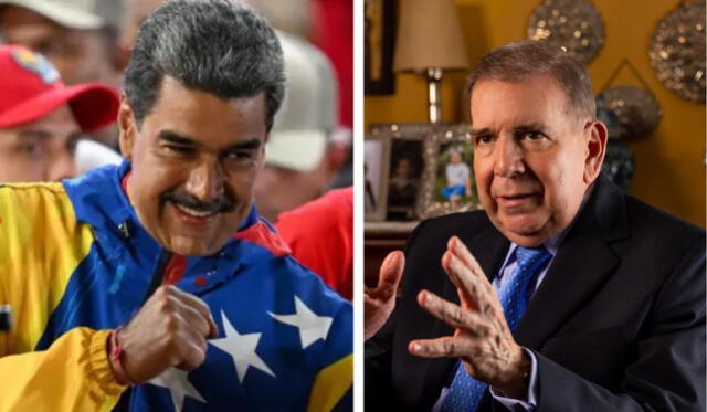 Nicolás Maduro y Edmundo Gonzáles. Foto: Composición LR/ BBC/ La Nación   