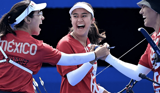 El equipo de tiro con arco logró el bronce para México. Foto: Voguemexico.com   