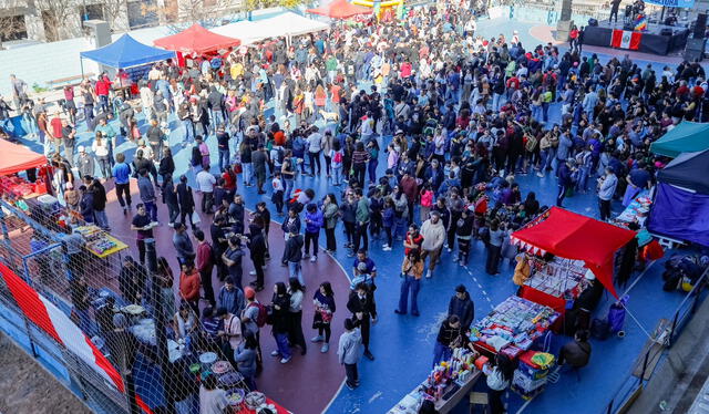  Cerca de 3.000 personas asistieron a este evento peruano-argentino. Foto: Club Atlético Belgrano/Facebook   