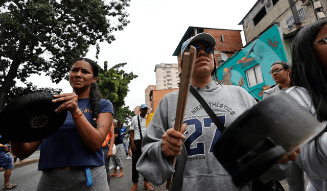  Venezolanos se oponen a reelección de Nicolás Maduro. Foto: EFE   