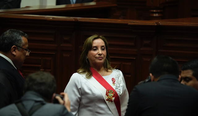  Dina Boluarte, un mensaje largo, cargado de demagogia y alejado de la realidad. Foto: John Reyes / LR    