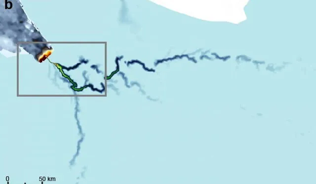 Descubren río congelado en la Antártida. Foto: Información   