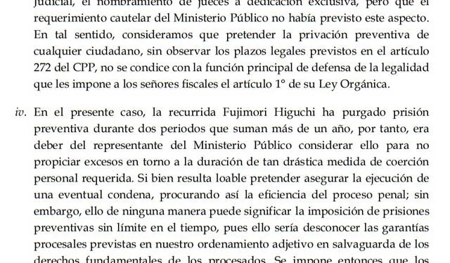 Las prisiones preventivas deben tener un límite de duración   