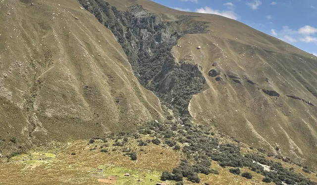  Esta montaña de Huaraz asombra al mundo con su peculiar mapa del Perú. Foto: Evelyn Fritas/ La República   