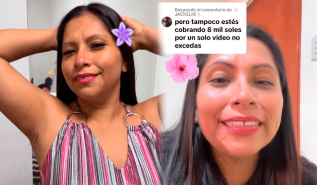  Lis Padilla se defendió por la tarifa que cobra por videos publicitarios en TikTok. Foto: composición LR   