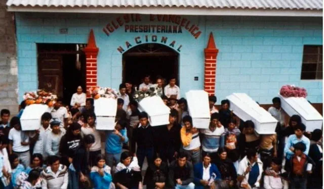 El 1 de agosto de 1984, seis evangélicos fueron asesinados por efectivos de la Marina Huanta.   