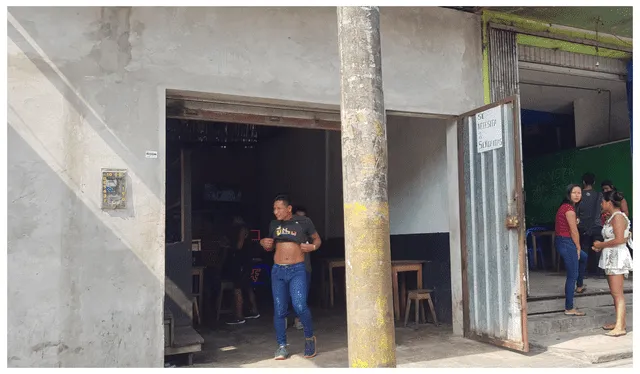  Sector Bellavista, Nanay, Iquitos: una zona identificada por las mujeres explotadas donde se ejercería la prostitución.   