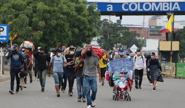  Debido a la proximidad fronteriza, Colombia es el primer destino de la migración venezolana. Foto: AFP   