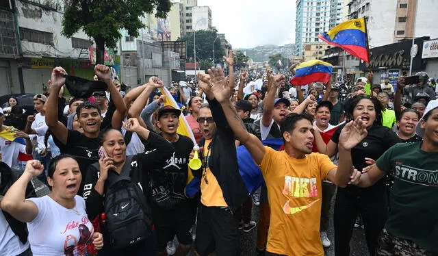 Miles de venezolanos salieron a protestar en contra de Nicolás Maduro. Foto: AFP    