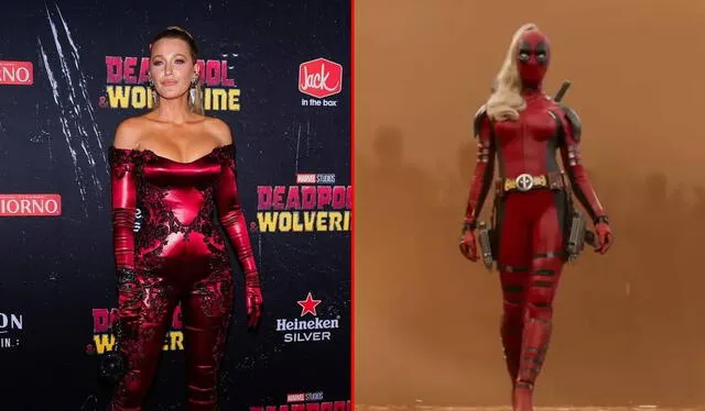  Después de muchos rumores, Blake Lively fue quien interpretó a Lady Deadpool. Foto: composición LR/Instagram Blake Lively/captura    