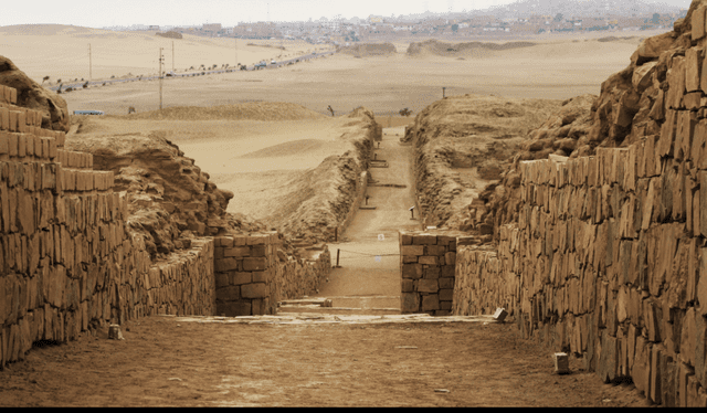  El santuario está ubicado en el valle de Lurín. Foto: Museo Pachacamac 