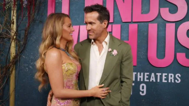  Blake Lively asistió con su pareja, el actor Ryan Reynolds a la premiere de 'It Ends With' (Cerrando el círculo). Foto: afp <br>   