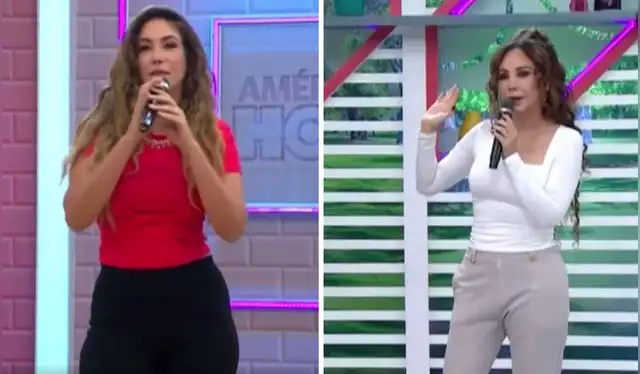 Tilza aseguró, invoitada en 'América hoy'. Foto: composición LR/América TV   