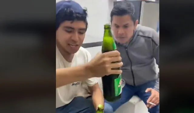 Clip es viral. Foto: TikTok    