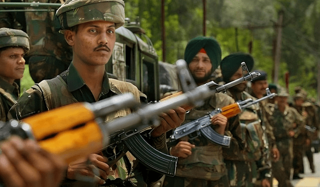  India posee alrededor de 1,46 millones de efectivos en sus fuerzas militares. Foto: Diario Siglo XXI<br>    