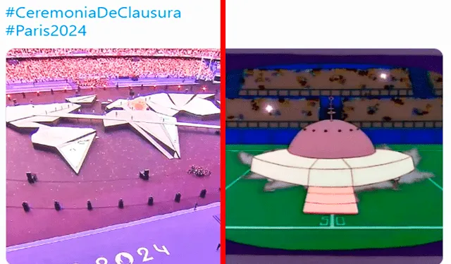    La clausura de los Juegos Olímpicos París 2024 fue el centro de atención y de hilarantes memes que se hicieron virales en las redes sociales. Foto: composición LR/X     