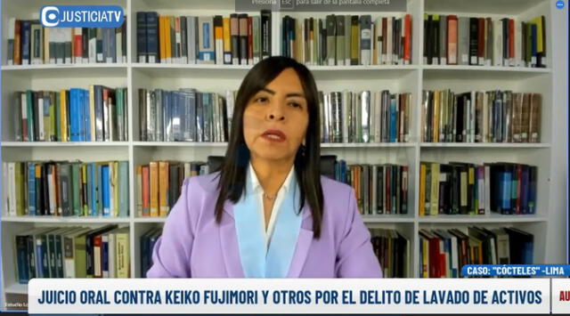 Giulliana Loza pide la exclusión de Keiko Fujimori por obstrucción a la justicia   