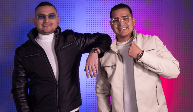 Anthony Blanco y Elki Aranda lanzan 'Discúlpame', su primera cumbia de la mano del productor Luchito Chávez. Foto: Luis Vila Malnati/La República   