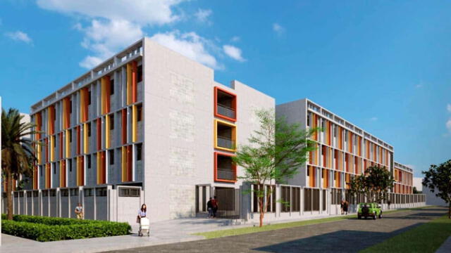  El programa Escuelas Bicentenario tiene previsto completar la entrega de 75 nuevos colegios para el año 2025. Foto: Perú Construye   