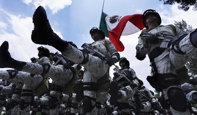  México lidera el ranking de ejércitos grandes en América Latina, pero no en fuerza militar. Foto: Los Angeles Times<br>    