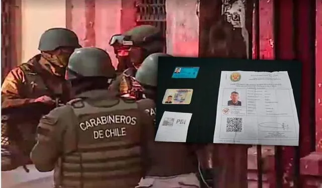  Carabineros identificaron a delincuente. Foto: Diario La Razón    