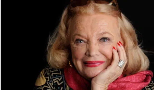 Gena Rowlands, actriz de 'The Notebook', padecía de alzheimer. Foto: TN   