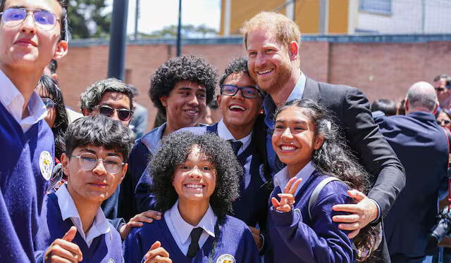 príncipe Harry y Meghan Markle en colombia