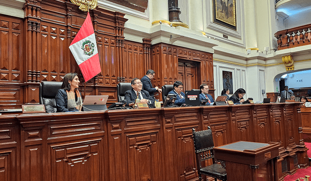 Pleno sesionó en horas de la tarde del 15 de agosto. Foto: Congreso   