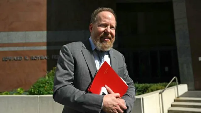  Stefan Eric Sacks, abogado de Salvador Plasencia, médico implicado en la muerte de Matthew Perry. Foto: afp    