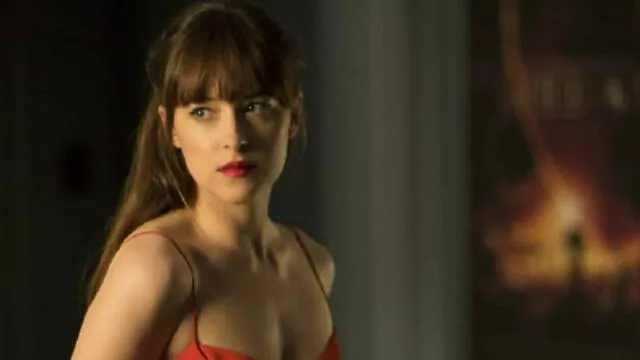  Dakota Johnson en 'Cincuenta sombras de Grey'. Foto: internet    