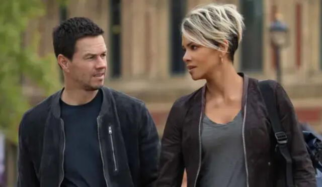 'El sindicato': Halle Berry y Mark Wahlberg. Foto: Netlflix   