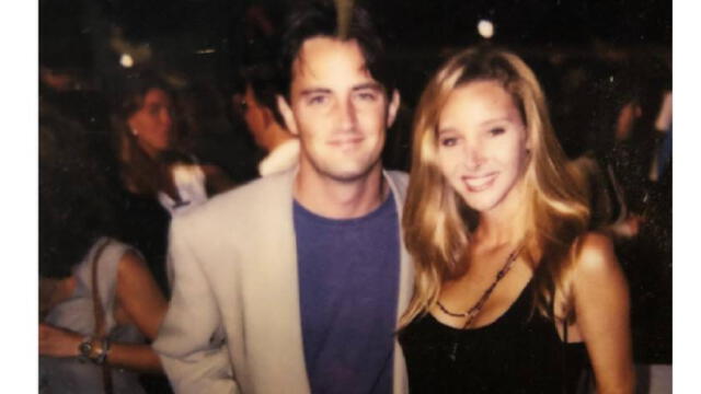  Con esta fotografía, Lisa Kudrow le daba la bienvenida a Matthew Perry a Instagram. Foto: Instagram    