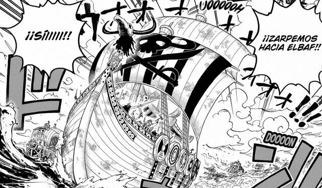  Luffy y los sombreros de paja partieron rumbo a Elbaf tras dejar Egghead. Foto: Manga Plus    