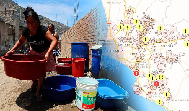 Sedapal anuncia corte de agua en Lima del 20 al 22 de agosto: revisa las zonas y distritos afectados