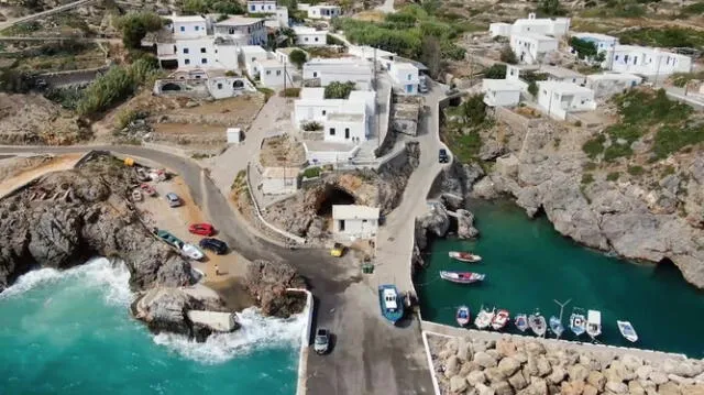 La isla griega de Antikythera está situada en el borde del mar Egeo,&nbsp;entre Creta&nbsp;y la península&nbsp;del&nbsp;Peloponeso. Foto: Mario Karkalis 