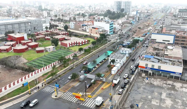 En julio se entregaron más tramos que fueron cerrados en Calloa por labores de la Línea 2. Foto: MTC   