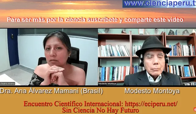  Ana Álvarez Mamani, originaria de la región de Puno, cursó un doctorado en la Universidad Estadual de Campinas, en Brasil. Foto: captura YouTube/Modesto Montoya   