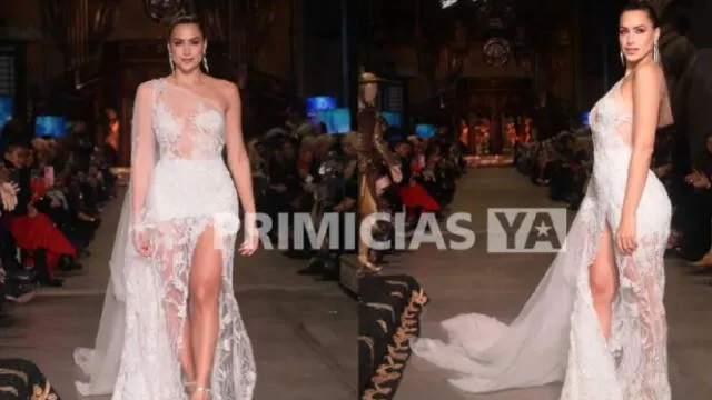 Milett deslumbró en la pasarela. Fotos: Primicias Ya   