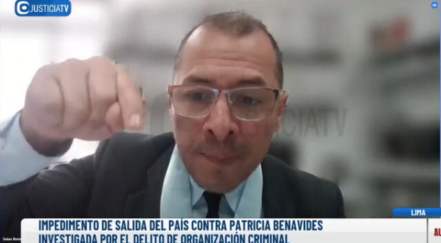 Christian Salas Beteta, abogado de Patricia Benavides   