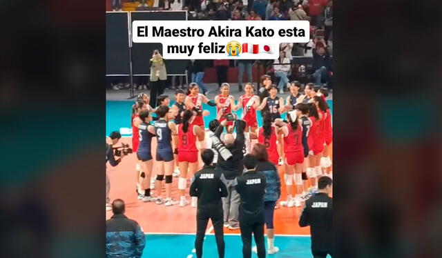 Hecho emocionó a entrenador japonés. Foto: TikTok    