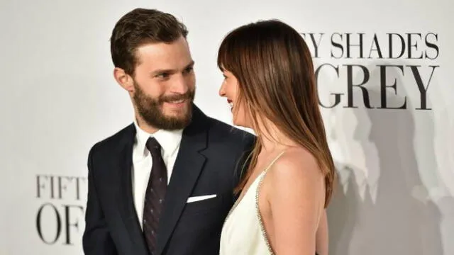  Dakota Johnson y Jamie Dornan. Foto: afp    