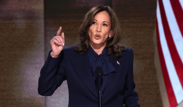  Donald Trump llamó "camarada" a Kamala Harris por querer fronteras abiertas afirmando que es "una marxista radical de izquierda". Foto: Zona Cero   