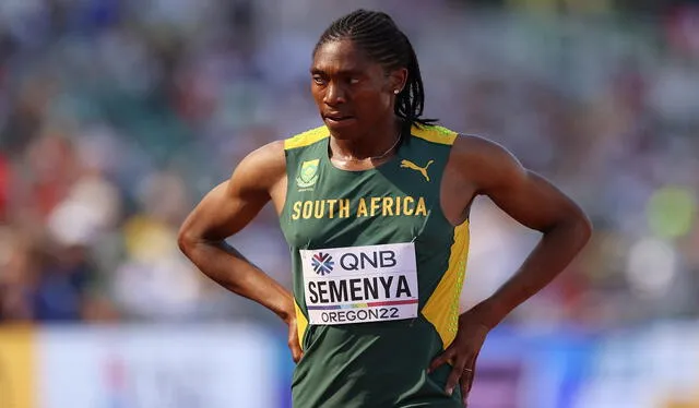 Con Caster Semenya empezaron las pruebas de testosterona en competencias femeninas. Fotografía: AFP   