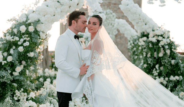  La ceremonia de boda entre Ed Westwick y Amy Jackson se realizó en el Castillo de la Rocca Cilento. Foto: Social Ketchup Binge   