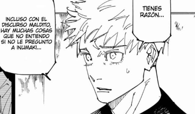  Gojo fue otro de los personajes que pudo verse en ‘Jujutsu Kaisen’ y que generó revuelo entre los fans. Foto: Manga Plus    