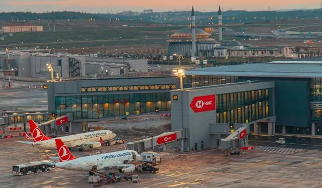 Aeropuerto Internacional de Estambul está equipado con la última tecnología en sistemas de seguridad, control de tráfico aéreo y servicios al pasajero. Foto: Welcome Pickups