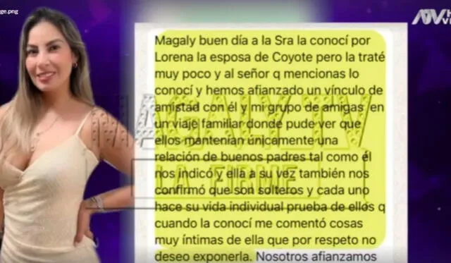  Pamela López se pronuncia. Foto: 'Magaly TV, la firme'   