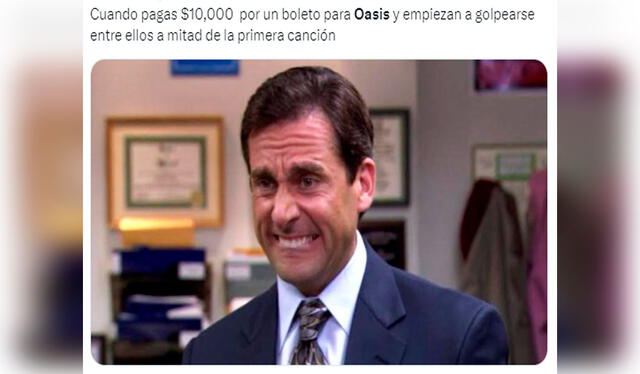 Los usuarios no tardaron en preparar los más divertidos memes ante la noticia del regreso de Oasis. Foto: composición LR/X   