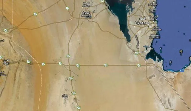 El tramo de la ruta de Arabia Saudita. Foto: Xakateca   