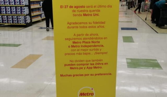 Metro anunció cierre definitivo. Foto: TikTok    